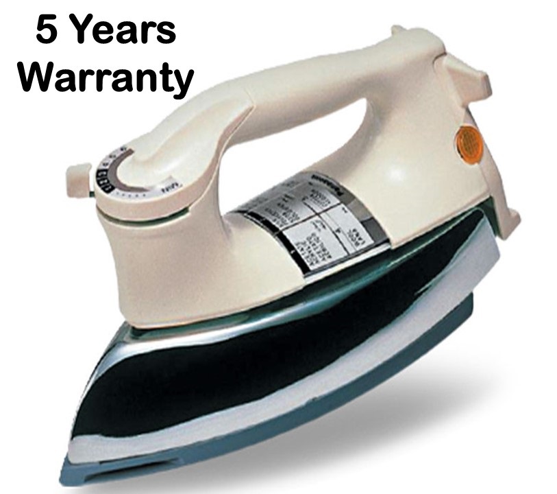 Standard Quality Electric Iron – 5-Year Warranty | Durable & Efficient